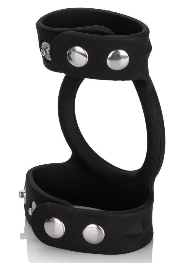 Silicone Tri Snap C & B Cage Black