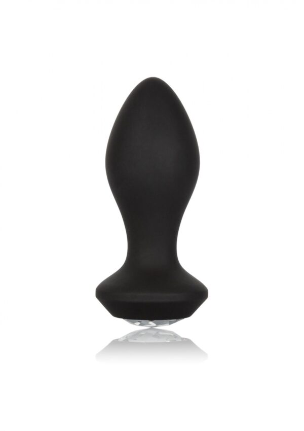 Vibrating Petite Crystal Probe Black
