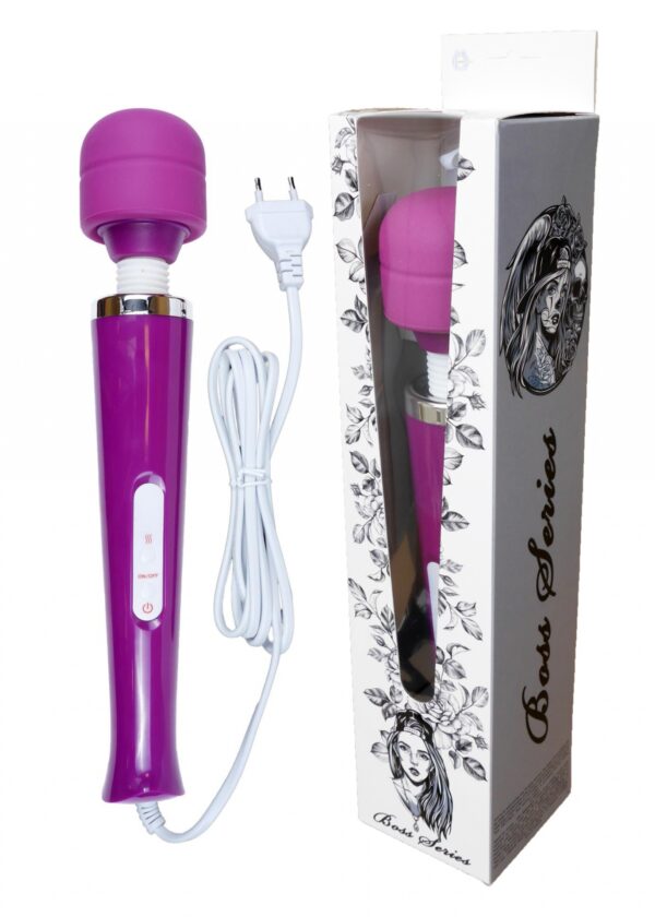 Stymulator Magic Massager Wand Cable 110 240V Purple 10 Function