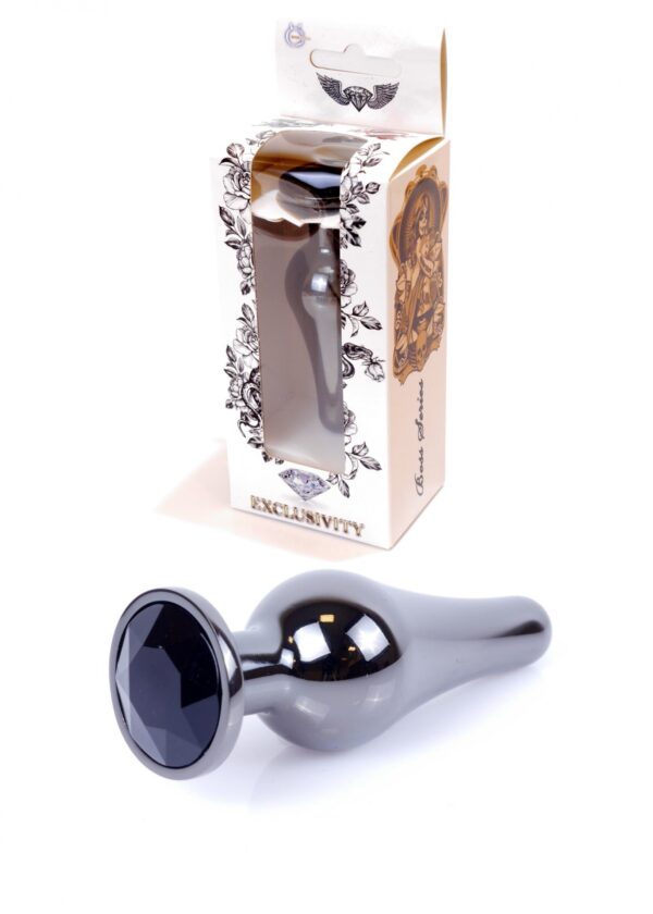 Plug Jewellery Dark Silver BUTT PLUG  Black