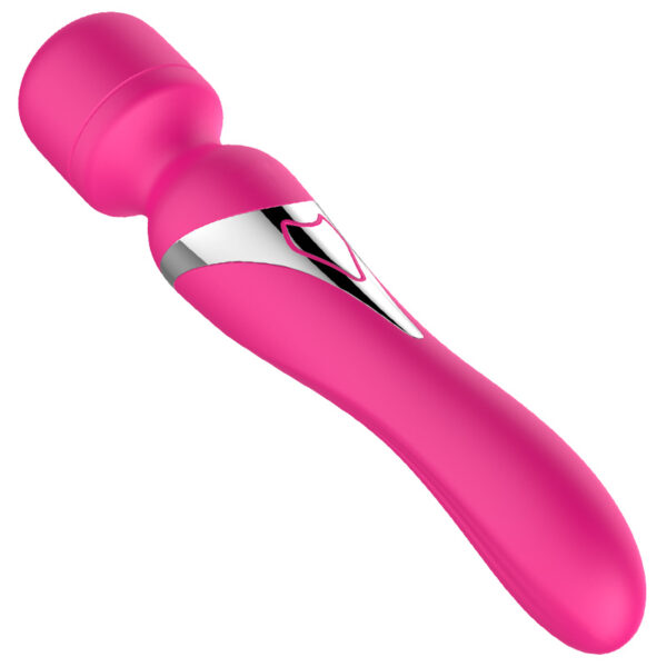 Stymulator   B   Series   Silicone Dual Massager Pulsator USB 7+7 Function (Pink)