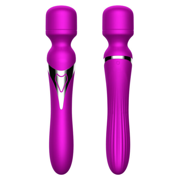 Stymulator Silicone Dual Massager USB 7+7 Function Purple