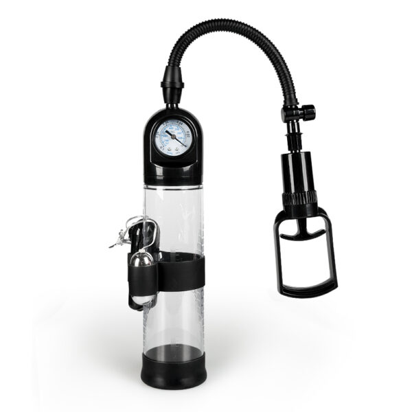 Pompka Powerpump MASTER Vibrating   Black&Clear