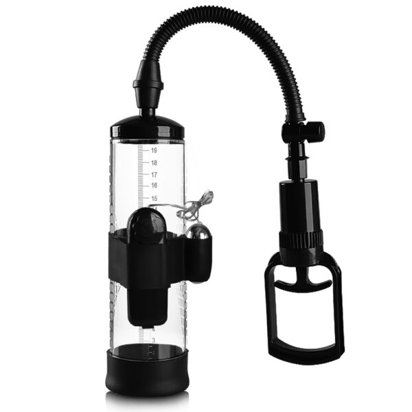 Pompka Powerpump MAX Vibrating   Black&Clear