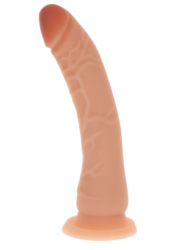 Silicone Dong 8.5 Inch Light skin tone