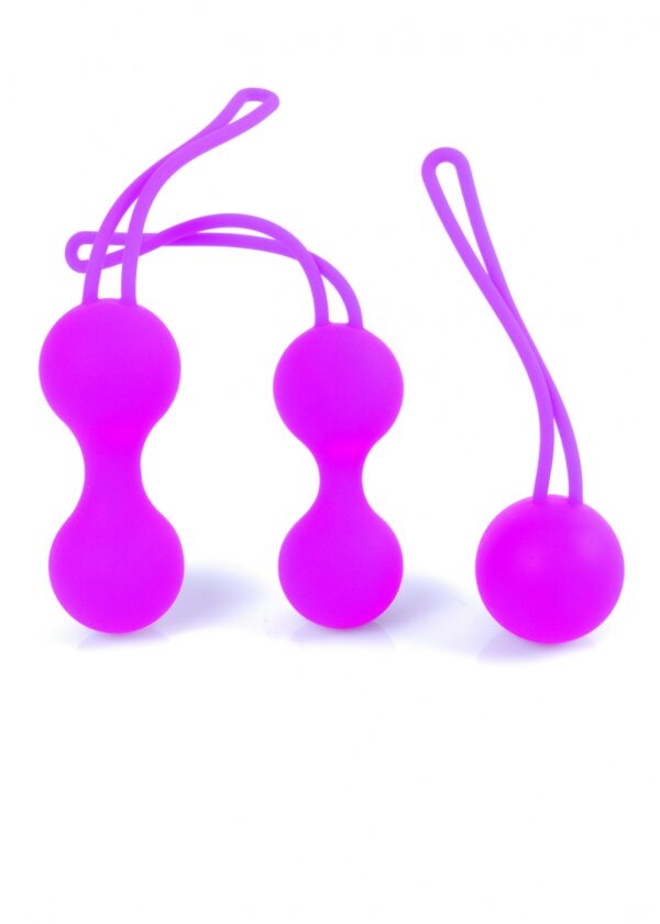 Kulki Silicone Kegal Balls Set   Purple