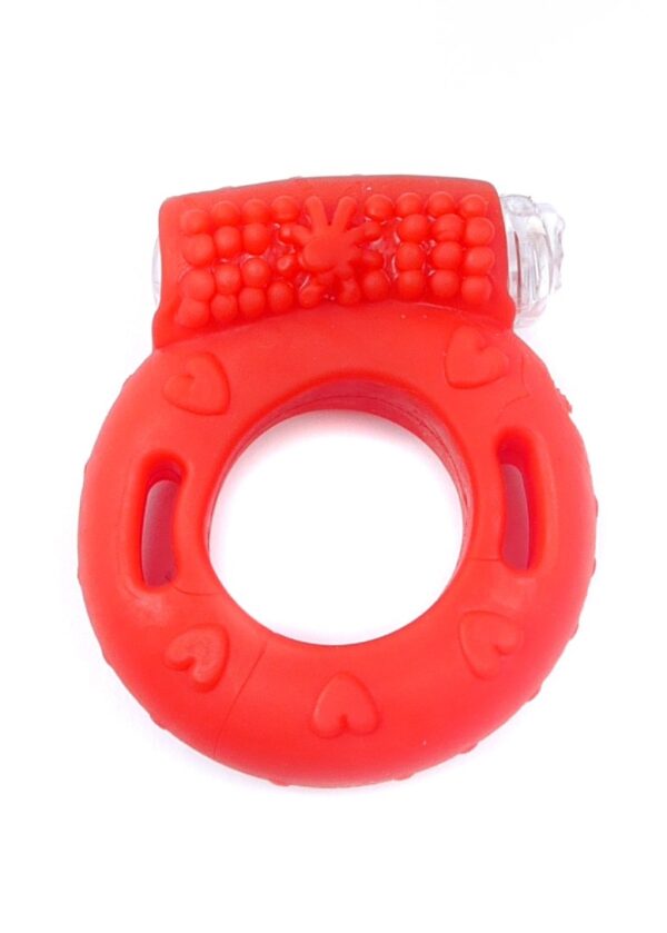 Pierścień Vibrating CockRing Red