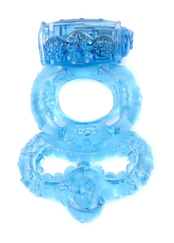 Pierścień Vibrating CockRing Blue