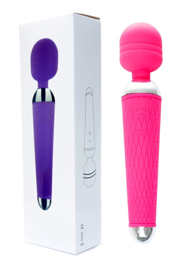 Stymulator Power Massager Wand USB Pink 10 funkcji
