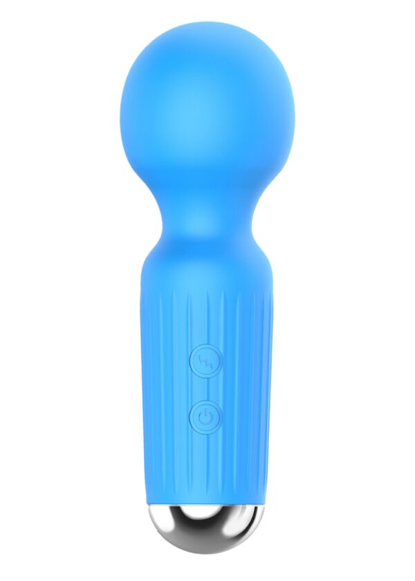 Stymulator Rechargeable Mini Masager USB 20 Functions   Blue