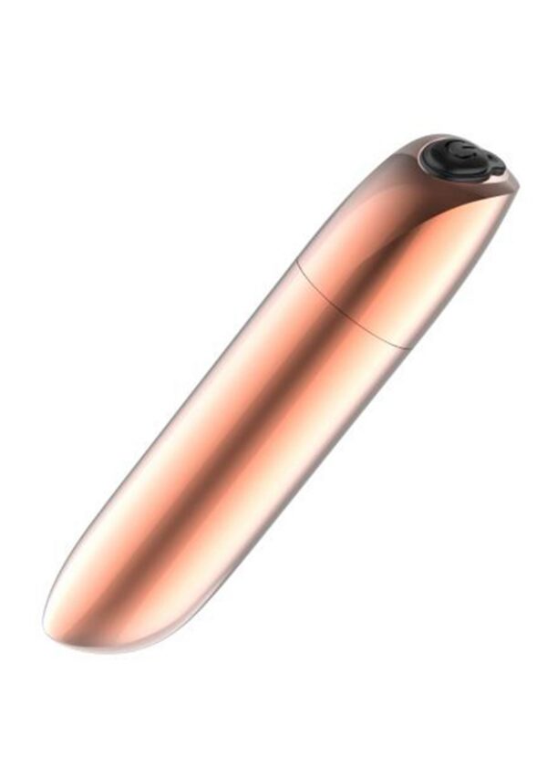Stymulator Rechargeable Powerful Bullet Vibrator USB 20 Functions   Gold