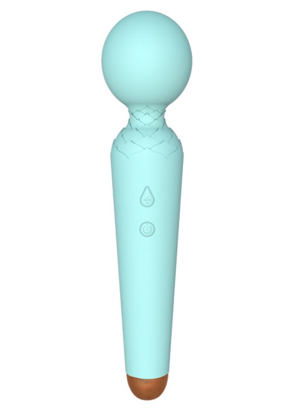 Stymulator Rechargeable Power Wand USB 10 Functions   Blue