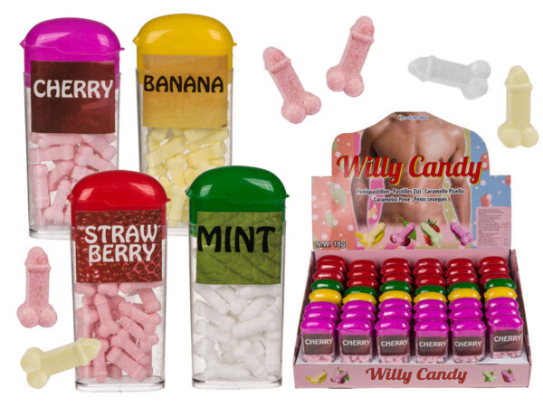 Słodycze Penis Candy (różne kolory)