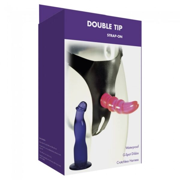 Proteza  Me You Us Double Tip Strap On Pink