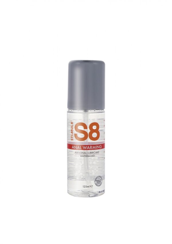 S8 WB Warming Anal Lube 125ml Warming