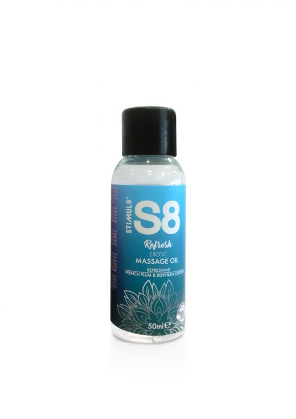 S8 Massage Oil 50ml French Plum & Egyptian Cotton