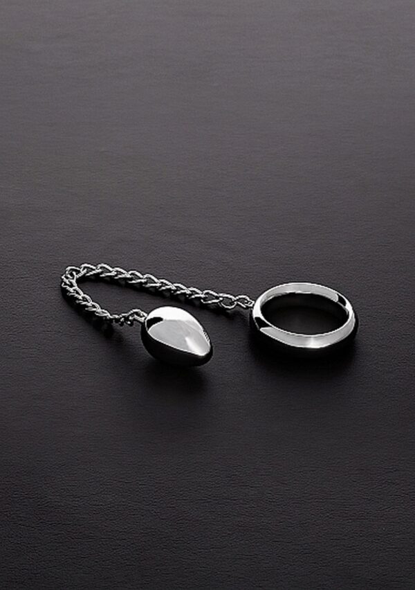 Donut C Ring Anal Egg (40/40mm) with chain