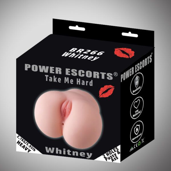 Masturbator Take Me Hard Whitney Pussy & Ass Masturbator 2,7kg Flesh