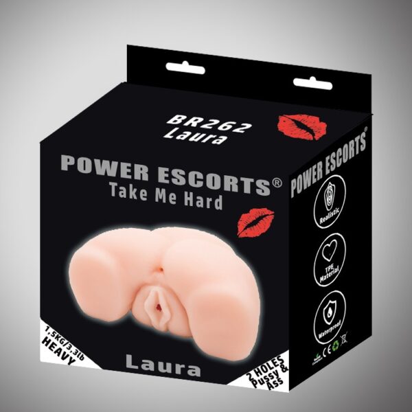 Masturbator Take Me Hard Laura Pussy & Ass Masturbator 1,55kg Flesh