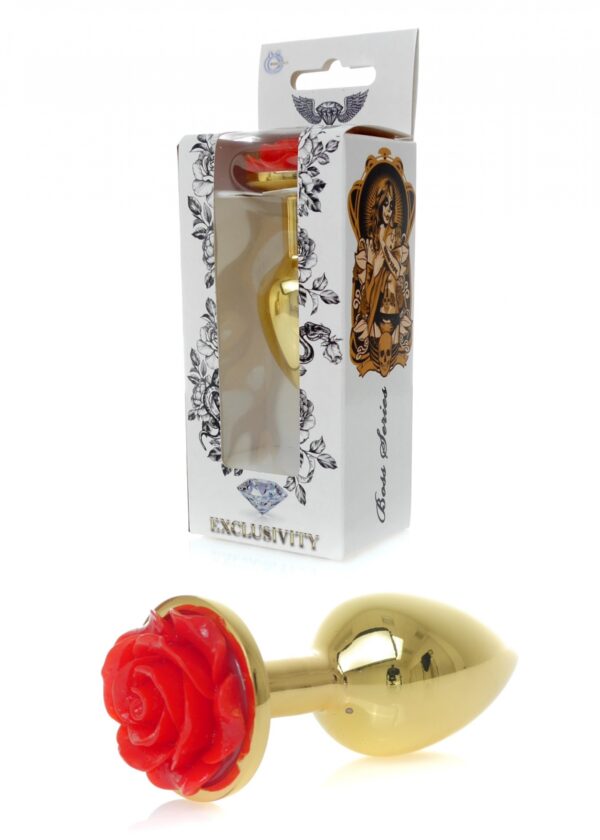 Plug Jewellery Gold PLUG ROSE  Red