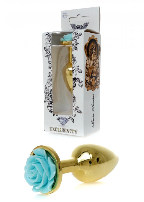 Plug Jewellery Gold PLUG ROSE  Light Blue