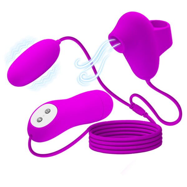 PRETTY LOVE   VIBRO BULLETS, 12+12 stimulation functions