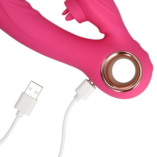 Tongue Flickering and Heating Rabbit Vibrator - obrazek 10