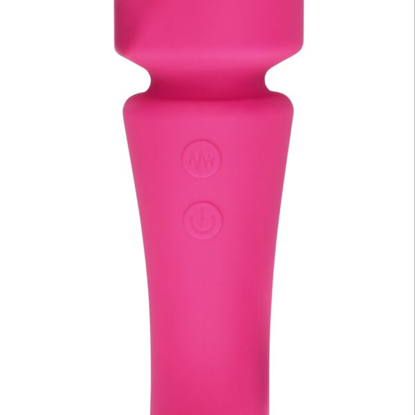 Ultra Soft Silicone Double Sided Wand Vibrator - obrazek 10