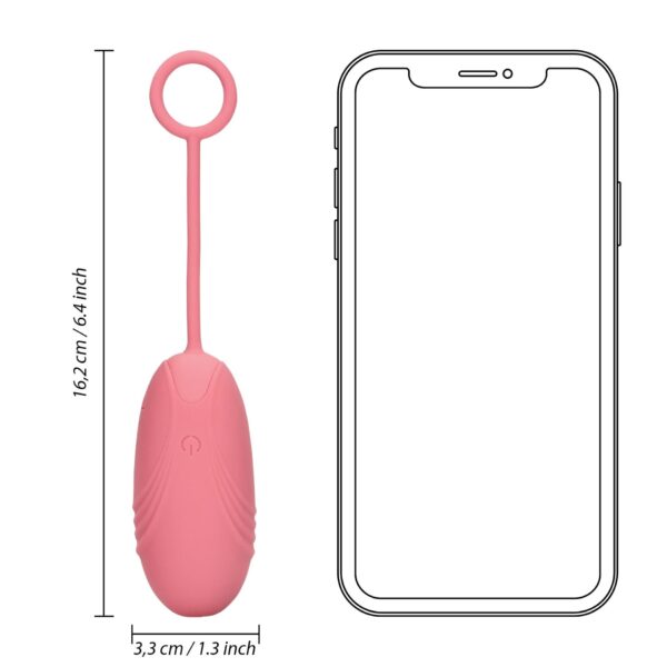 Ultra Soft Silicone Egg Vibrator with Remote Control - obrazek 10