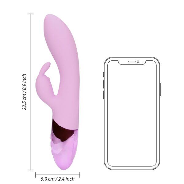 Ultra Soft Silicone Rabbit Vibrator - obrazek 10