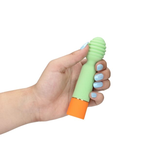 Ribbed Mini Vibrator with USB Charger - obrazek 10
