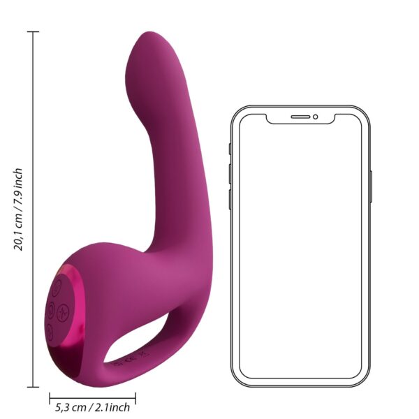 Riko   Rechargeable Triple Action Thumper with Advanced Finger Motion & Pulse Wave Stimulator   Pink - obrazek 10