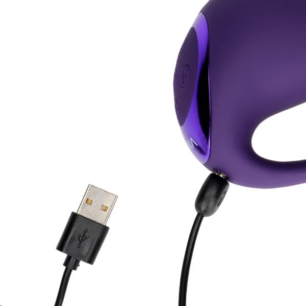 Riko   Rechargeable Triple Action Vibrator with Advanced Finger Motion & Pulse Wave Stimulator – Purple - obrazek 10
