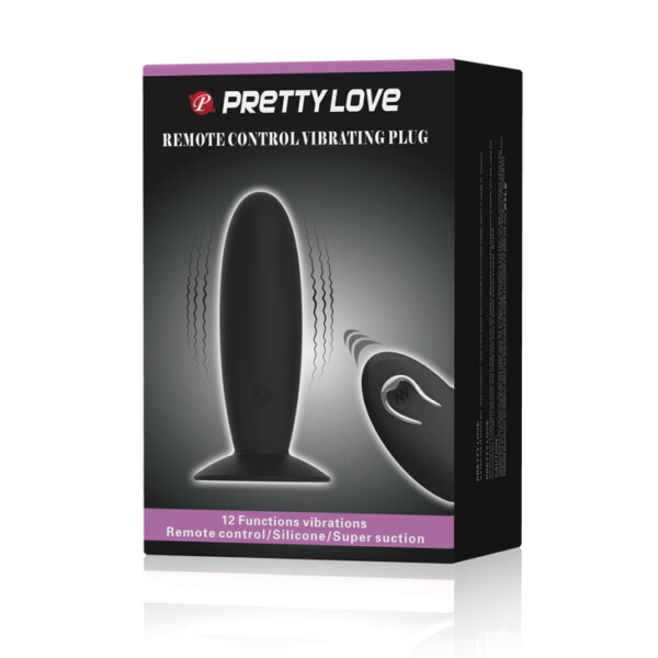 PRETTY LOVE   REMOTE CONTROL VIBRATING PLUG 12 function - obrazek 10