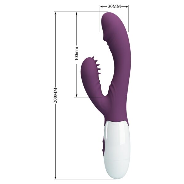 PRETTY LOVE   Andre purple, 3 waving modes 7 vibration functions - obrazek 9
