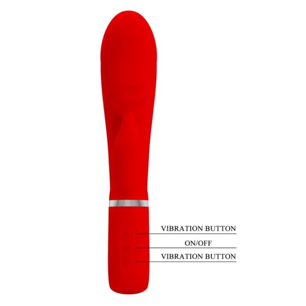 PRETTY LOVE   PRESCOTT Red 7 function vibrations - obrazek 10