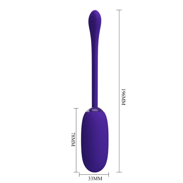 PRETTY LOVE   JULIUS EGG Purple 12 function vibrations - obrazek 10
