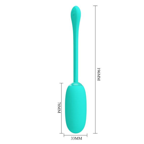 PRETTY LOVE   JULIUS EGG Green 12 function vibrations - obrazek 10