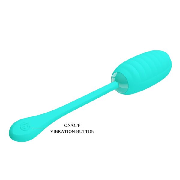 PRETTY LOVE   KIRK EGG Green 12 function vibrations - obrazek 10