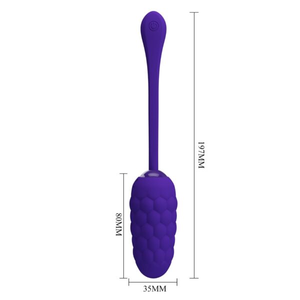 PRETTY LOVE   MARINA EGG Purple 12 vibration functions - obrazek 10