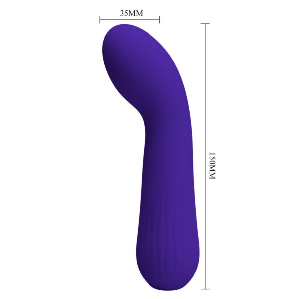 PRETTY LOVE   Faun dark Purple,G spot vibrator, 12 vibration functions Memory function - obrazek 10