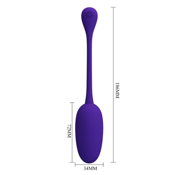 PRETTY LOVE   KNUCKER Purple, 12 vibration functions Memory function - obrazek 10