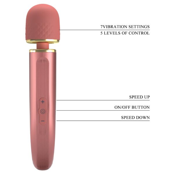 PRETTY LOVE   Interesting Massager 5 levels of speed control 7 vibration functions - obrazek 10