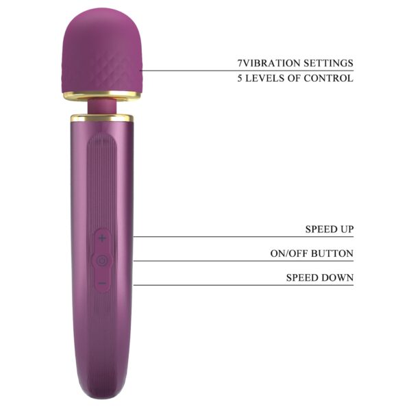 PRETTY LOVE   Colorful Massager, 7 vibration functions 5 levels of speed control - obrazek 10