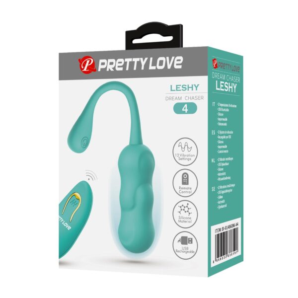 PRETTY LOVE   LESHY Dream Chaser 4, Green, 12 vibration functions Wireless remote control - obrazek 10