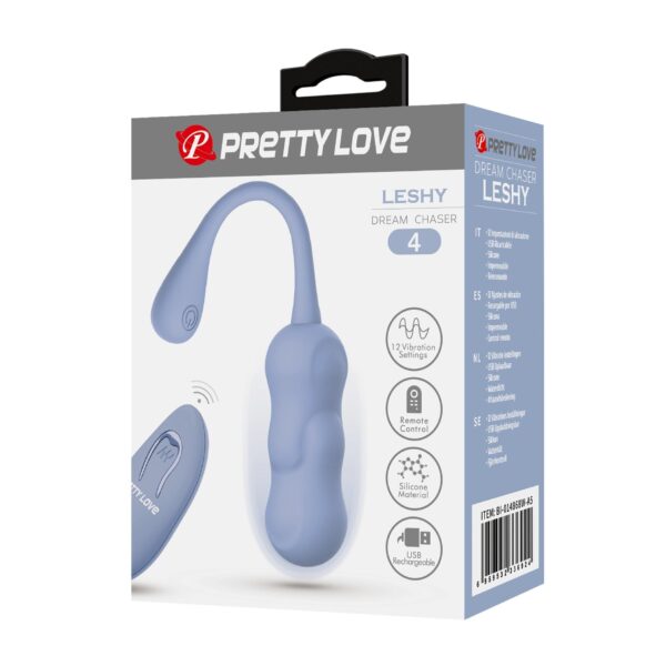 PRETTY LOVE   LESHY Dream Chaser 4, Blue, 12 vibration functions Wireless remote control - obrazek 10