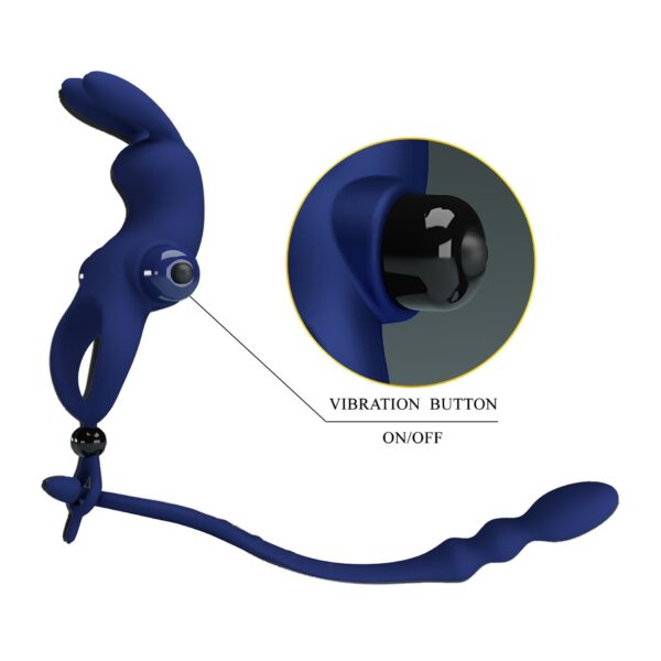 PRETTY LOVE   Powerful ring, 10 vibration functions - obrazek 9