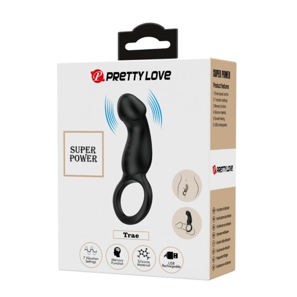 PRETTY LOVE   Trae black, 7 vibration functions Memory function - obrazek 9