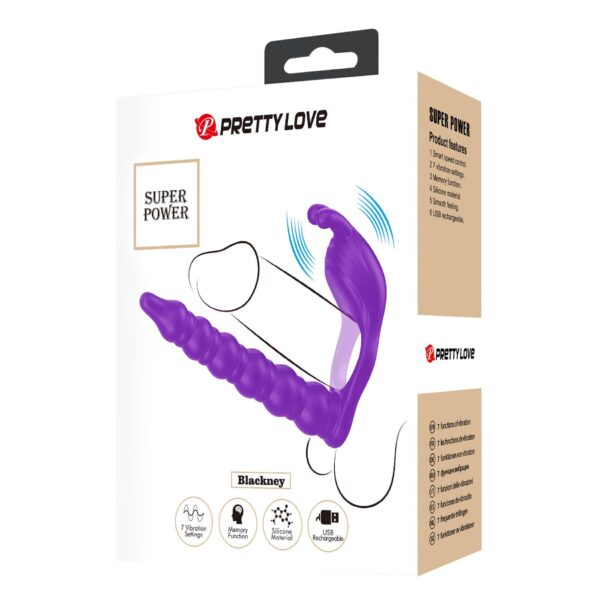 PRETTY LOVE   Blackney purple, 7 vibration functions Memory function - obrazek 8
