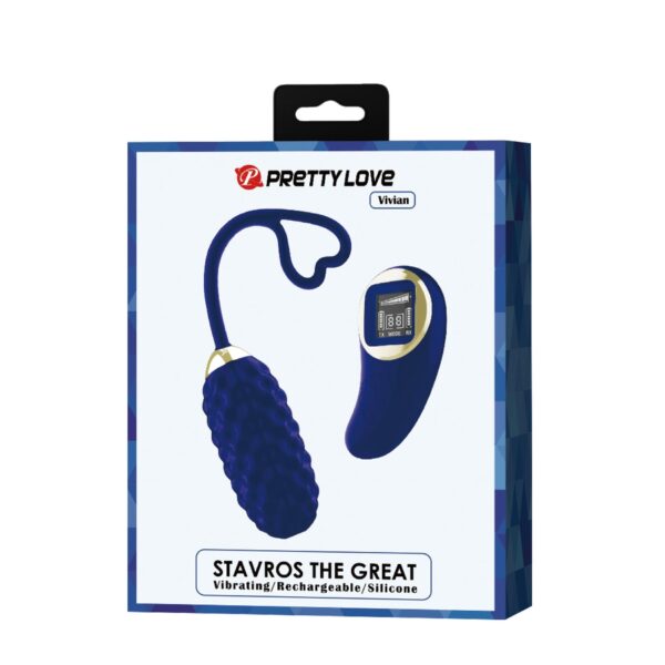PRETTY LOVE   Vivian Blue, 10 vibration functions 9 speed levels Wireless remote control - obrazek 10